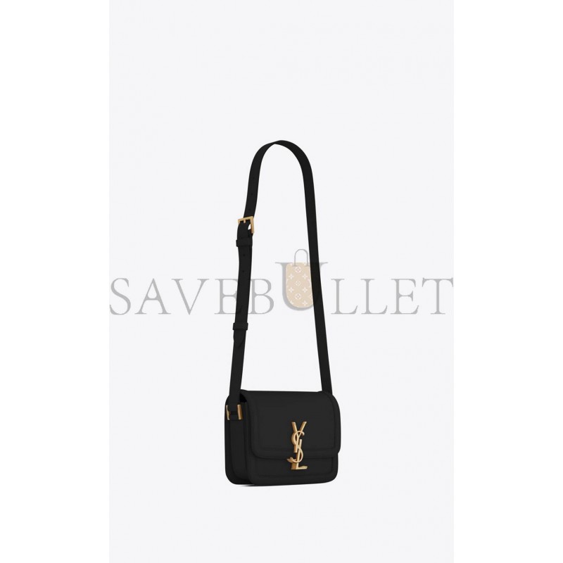 YSL SOLFERINO SMALL SATCHEL IN BOX SAINT LAURENT LEATHER 6343060SX0W1000 (19*13*5cm)