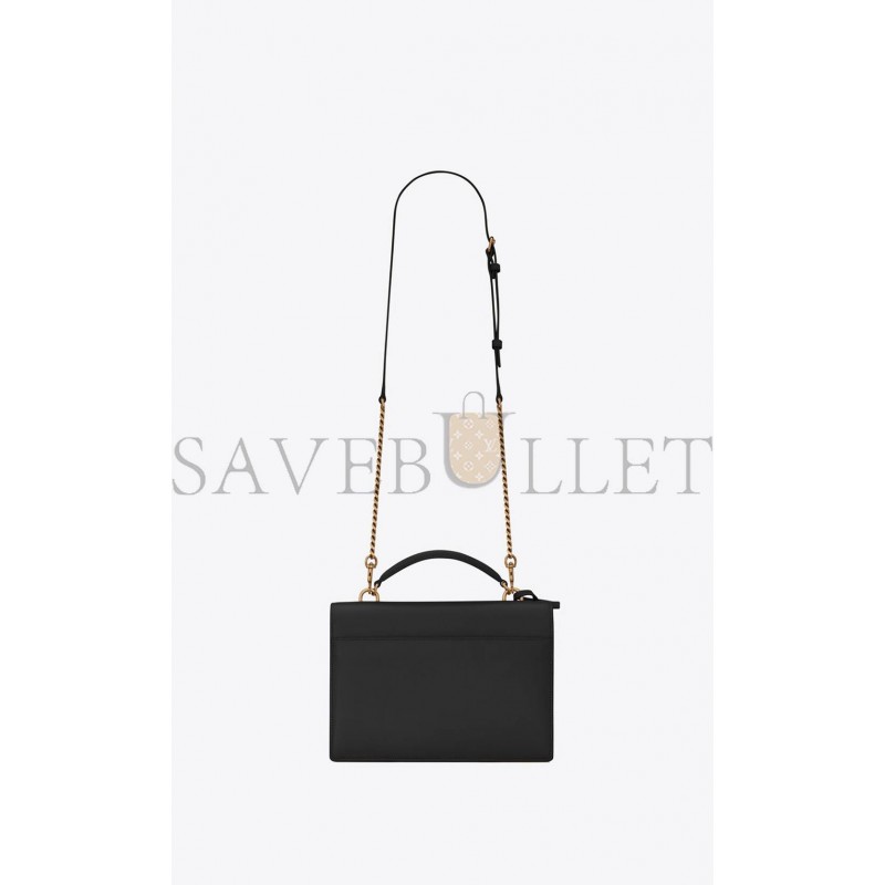 YSL SUNSET MEDIUM TOP HANDLE IN SMOOTH LEATHER 634723D420W1000 (25*18*5cm)