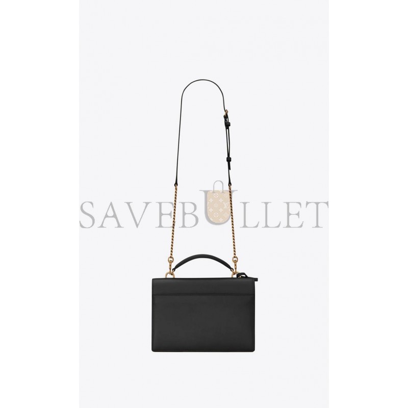 YSL SUNSET MEDIUM TOP HANDLE IN SMOOTH LEATHER 634723D42671031 (25*18*5cm)