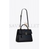 YSL LE FERMOIR TOP HANDLE BAG IN SHINY LEATHER 6749882ZA0W1000 (30*22*12cm)