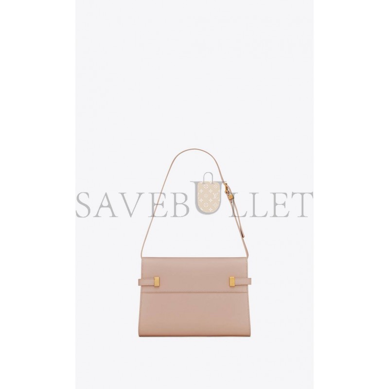 YSL MANHATTAN SMALL SHOULDER BAG IN BOX SAINT LAURENT LEATHER 6756260SX0W2738 (24*17.5*6cm)