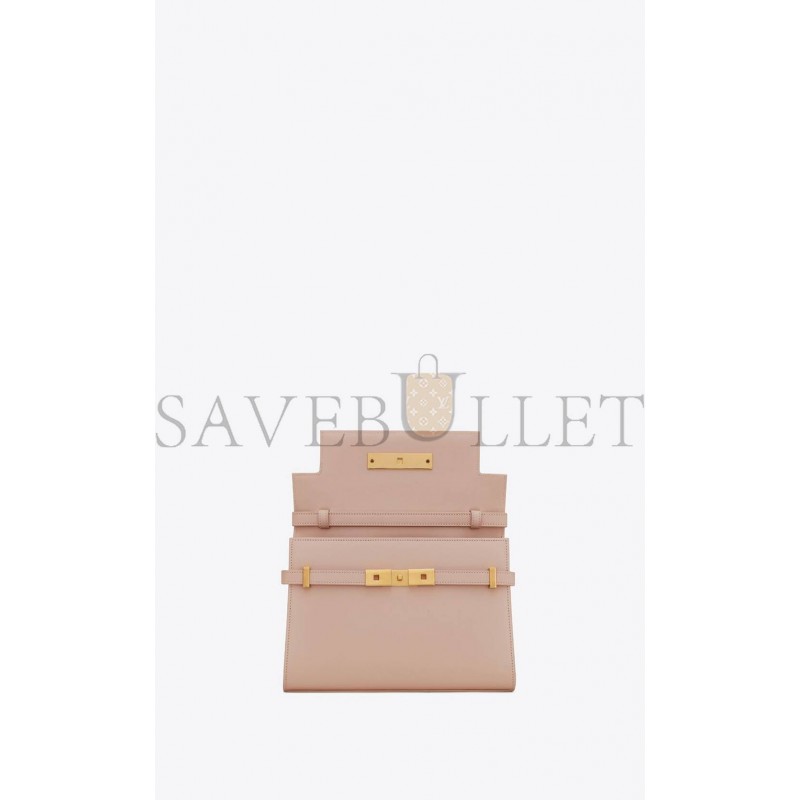 YSL MANHATTAN SMALL SHOULDER BAG IN BOX SAINT LAURENT LEATHER 6756260SX0W2738 (24*17.5*6cm)