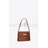 YSL MANHATTAN SMALL SHOULDER BAG IN CROCODILE-EMBOSSED LEATHER 675626AAAOH2591 (24*17.5*6cm)