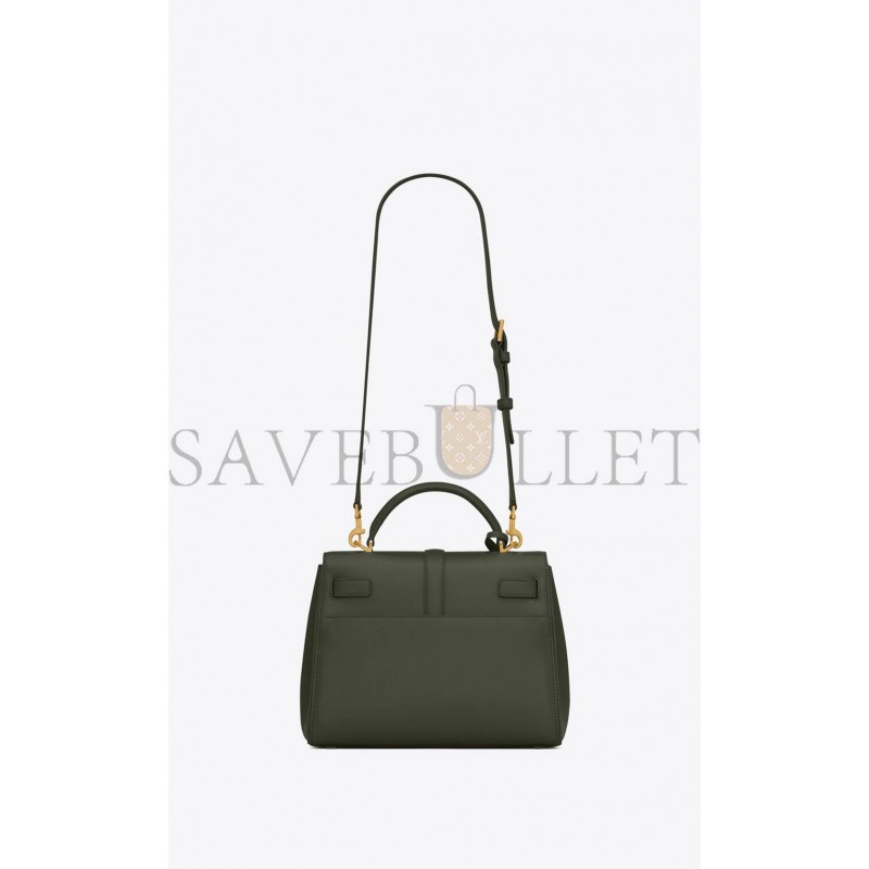 YSL LE FERMOIR SMALL TOP HANDLE BAG IN SHINY LEATHER 6869822ZA0W3045 (25*19.5*10.5/4)