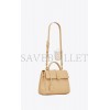 YSL LE FERMOIR SMALL TOP HANDLE BAG IN SHINY LEATHER 6869822ZA0W9141 (25*19.5*10.5cm)