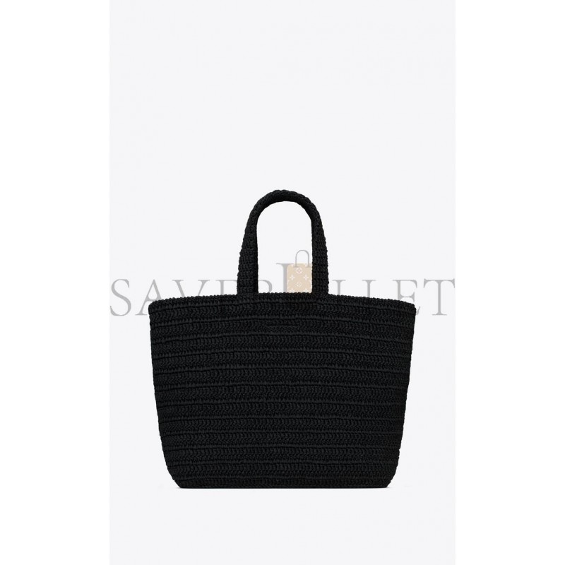 YSL RIVE GAUCHE SUPPLE IN RAFFIA CROCHET 688864GAAA11031 (38*35*14.5cm)