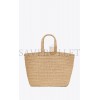 YSL RIVE GAUCHE SUPPLE TOTE BAG IN RAFFIA CROCHET 688864GAAA12086 (38*35*14.5cm)