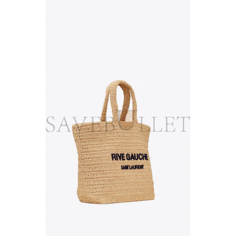 YSL RIVE GAUCHE SUPPLE TOTE BAG IN RAFFIA CROCHET 688864GAAA12086 (38*35*14.5cm)