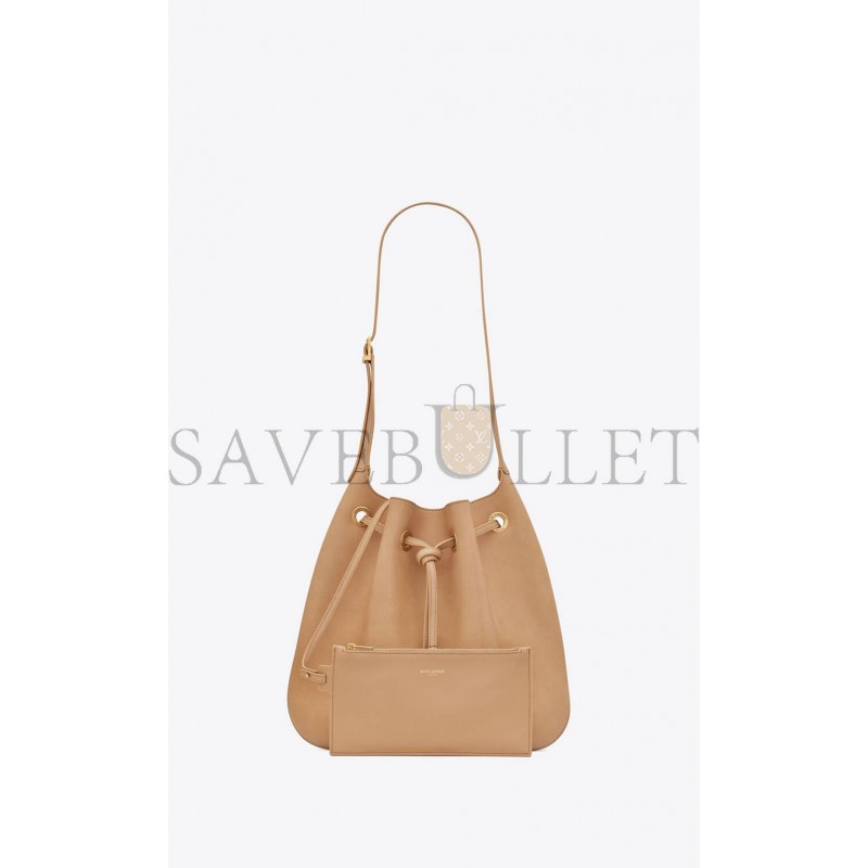 YSL PARIS VII MEDIUM HOBO BAG IN LEATHER 697918AAAMD7744 (38*30*2cm)