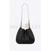 YSL PARIS VII LARGE FLAT HOBO BAG IN SMOOTH LEATHER 697941AAAMD1000 (44*33*2cm)