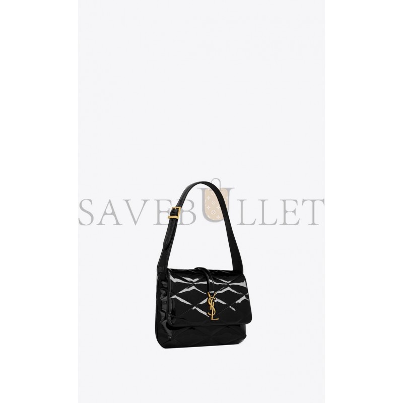 YSL LE 57 HOBO BAG IN QUILTED PATENT 6985672IU071000 (24*18*5.5cm)