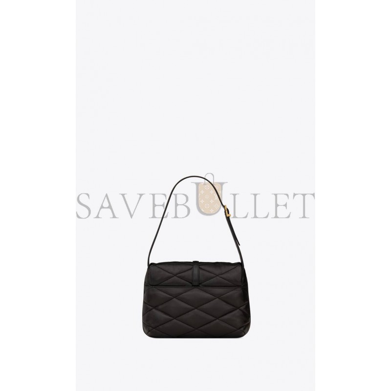 YSL LE 57 HOBO BAG IN QUILTED LAMBSKIN 698567AAAO01000 (24*18*5.5cm)