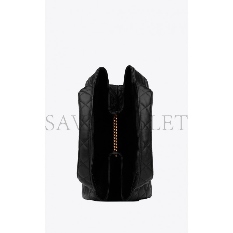 YSL ICARE MAXI SHOPPING BAG IN QUILTED LAMBSKIN 698651AAANG1000 (43*39*8cm)