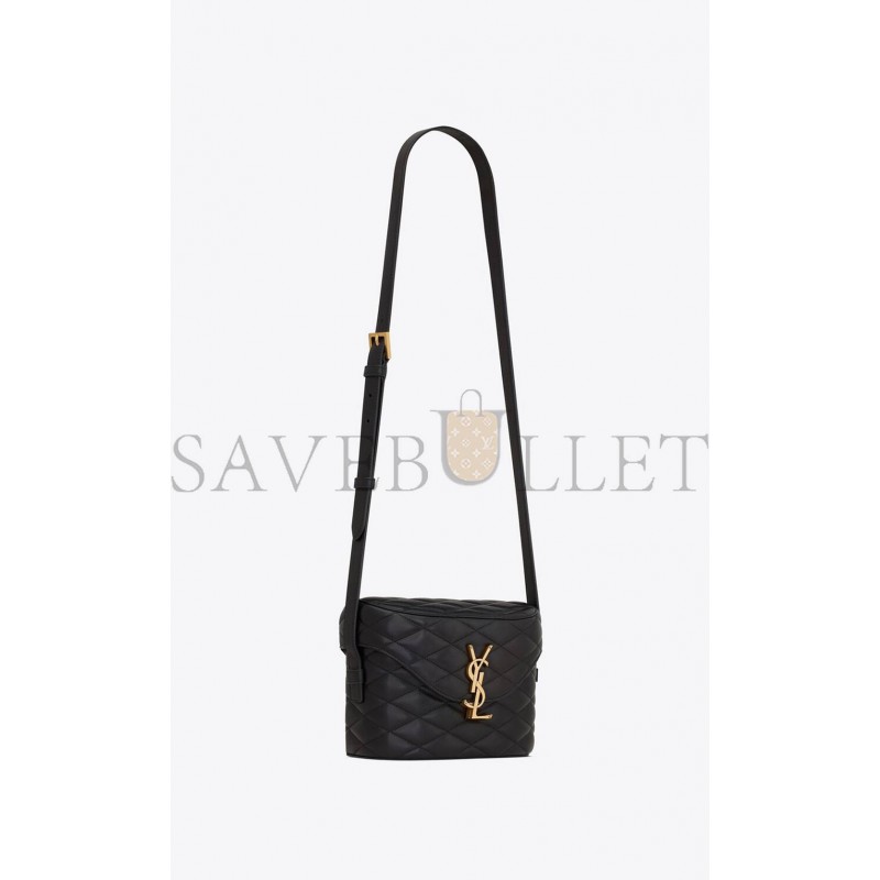 YSL JUNE BOX BAG IN QUILTED LAMBSKIN 7100801EL071000 (19*15*8cm)