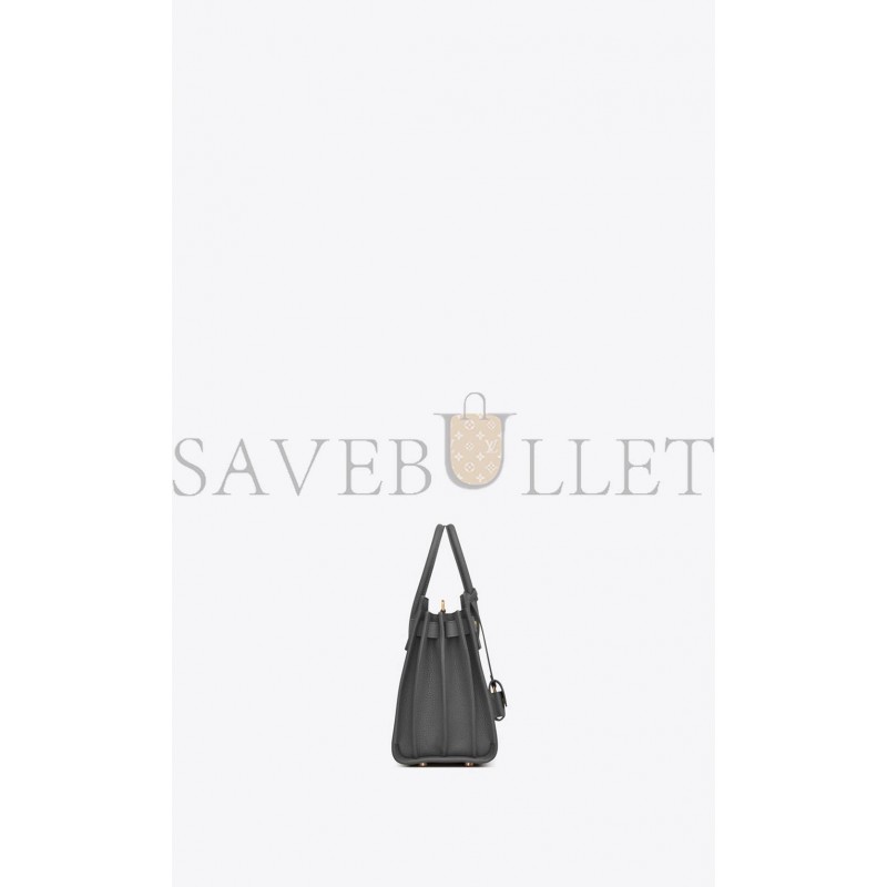 YSL SAC DE JOUR SUPPLE NANO IN GRAINED LEATHER 717449DTI0W1112 (22*18*10.5cm)