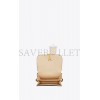 YSL SOLFERINO MEDIUM SUPPLE SATCHEL IN QUILTED NUBUCK SUEDE 733704AABR99289 (22*16*4cm)