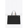 YSL MANHATTAN LARGE SHOPPING BAG IN SHINY LEATHER 7341350SX0W1000 (50*36*19cm)