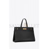 YSL MANHATTAN LARGE SHOPPING BAG IN SHINY LEATHER 7341350SX0W1000 (50*36*19cm)