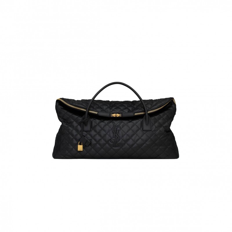 YSL ES GIANT TRAVEL BAG IN QUILTED LEATHER 736009AABK91000 (56*50*19cm)