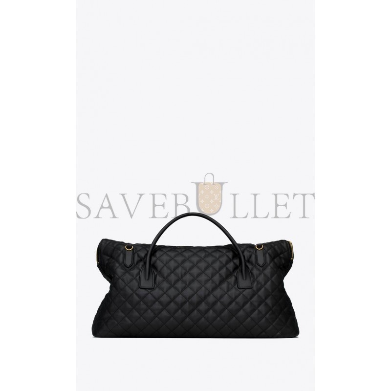 YSL ES GIANT TRAVEL BAG IN QUILTED LEATHER 736009AABK91000 (56*50*19cm)