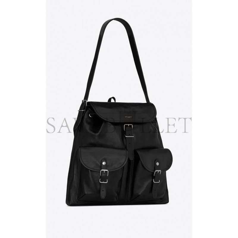 YSL SHOULDER BAG IN SMOOTH LEATHER 737952AABZH1000 (56*50*19cm)