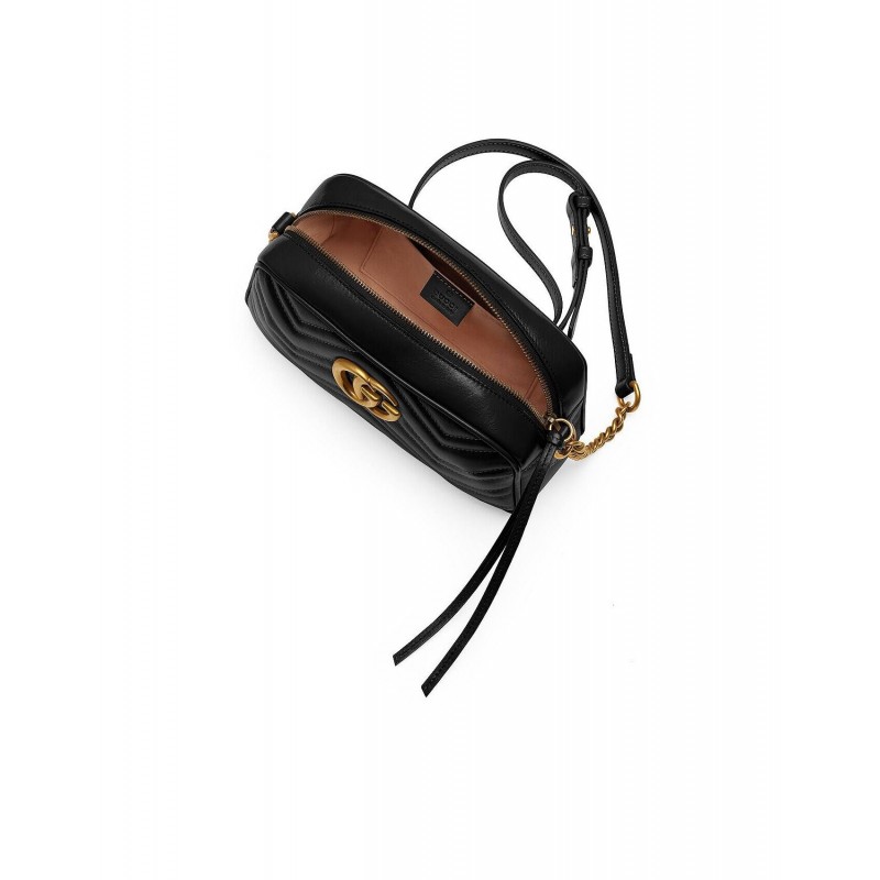 GUCCI GG MARMONT SMALL MATELASSÉ SHOULDER BAG 447632  (24*13*7cm)