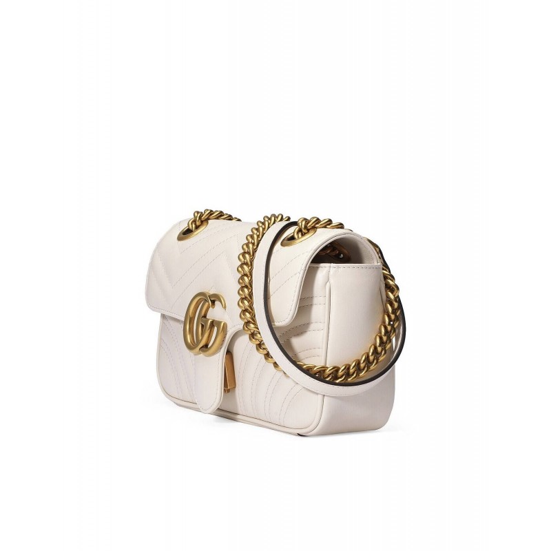 GUCCI GG MARMONT MATELASSÉ MINI BAG 446744 (23*14*6cm) GUCCI GG MARMONT MATELASSÉ MINI BAG 446744 (23*14*6cm)