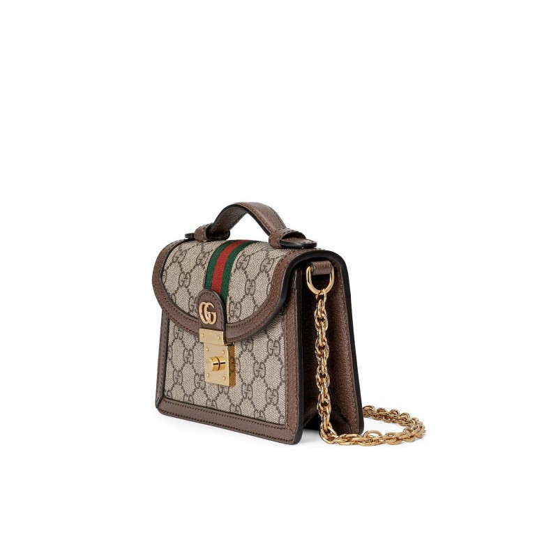 GUCCI OPHIDIA GG MINI SHOULDER BAG   696180 (17.5*13*6cm)