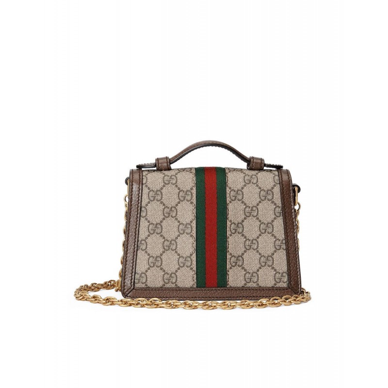 GUCCI OPHIDIA GG MINI SHOULDER BAG   696180 (17.5*13*6cm)