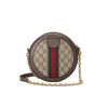 GUCCI OPHIDIA MINI GG ROUND SHOULDER BAG 550618  (18*18*4.5cm)