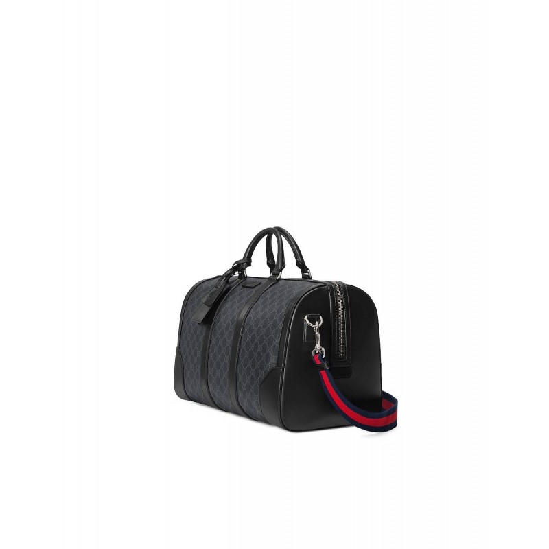 GUCCI GG BLACK CARRY-ON DUFFLE  ‎474131 (44*29*25cm)