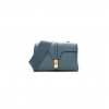 CELINE SMOOTH CALFSKIN TEEN SOFT 16 SHOULDER BAG BLUE GREY (24*17*8cm)