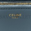 CELINE SMOOTH CALFSKIN TEEN SOFT 16 SHOULDER BAG BLUE GREY (24*17*8cm)