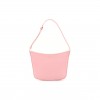 CELINE SHINY CALFSKIN MEDIUM CROQUE BAG PINK (20*16*3cm)