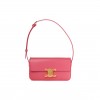 CELINE SHINY CALFSKIN TRIOMPHE FLAMINGO (20*11*4cm)