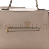 CELINE SMOOTH CALFSKIN SMALL RING BAG LIGHT TAUPE (30*26*17cm)