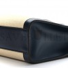 CELINE CANVAS CALFSKIN LOGO PRINT SMALL VERTICAL CABAS NATURAL NAVY (32*28*8cm) CELINE CANVAS CALFSKIN LOGO PRINT SMALL VERTICAL CABAS NATURAL NAVY (32*28*8cm)