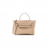 CELINE GRAINED CALFSKIN MINI BELT BAG LIGHT TAUPE (28*22*18cm)