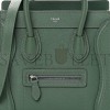 CELINE DRUMMED CALFSKIN NANO LUGGAGE CELADON (21*20*10cm)