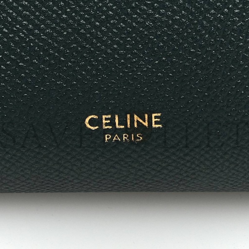 CELINE GRAINED CALFSKIN NANO BELT BAG AMAZONE (20*19*11cm)