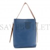 CELINE SHINY SMOOTH CALFSKIN SMALL TWISTED CABAS WASHED BLUE BLACK (36*26*11cm) CELINE SHINY SMOOTH CALFSKIN SMALL TWISTED CABAS WASHED BLUE BLACK (36*26*11cm)