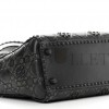 DIOR CALFSKIN CANNAGE EMBOSSED STUDDED MEDIUM SUPPLE LADY DIOR BLACK (24*20*12.1cm)