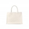 DIOR OBLIQUE CALFSKIN EMBOSSED MEDIUM BOOK TOTE IVORY (36*27*17.1cm)