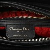 DIOR LAMBSKIN CANNAGE MEDIUM LADY DIOR BLACK (24*20*12.7cm)