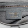 DIOR GRAINED CALFSKIN SADDLE BAG GREY STONE (24*23*5.7cm)