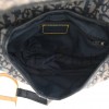 DIOR MONOGRAM SADDLE BAG BLUE (20*19*2.5cm)