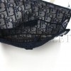 DIOR OBLIQUE SLIM SADDLE POUCH BLUE (21*13*2.5cm)