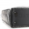 DIOR LAMBSKIN STUDDED CANNAGE MEDIUM LADY DIOR BLACK (23*20*12.7cm)