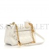 DIOR SUPPLE CALFSKIN CANNAGE MEDIUM CARO BAG IVORY (25*15*8.9cm)