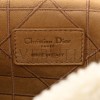 DIOR SHEARLING CANNAGE MEDIUM CARO BAG NATURAL (28*17*9.5cm)